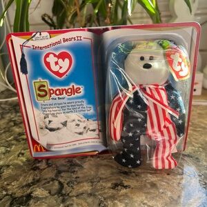 NWT- Vintage 2000 TY Spankle Beanie  Bear Babies (McDonald's) SEALED